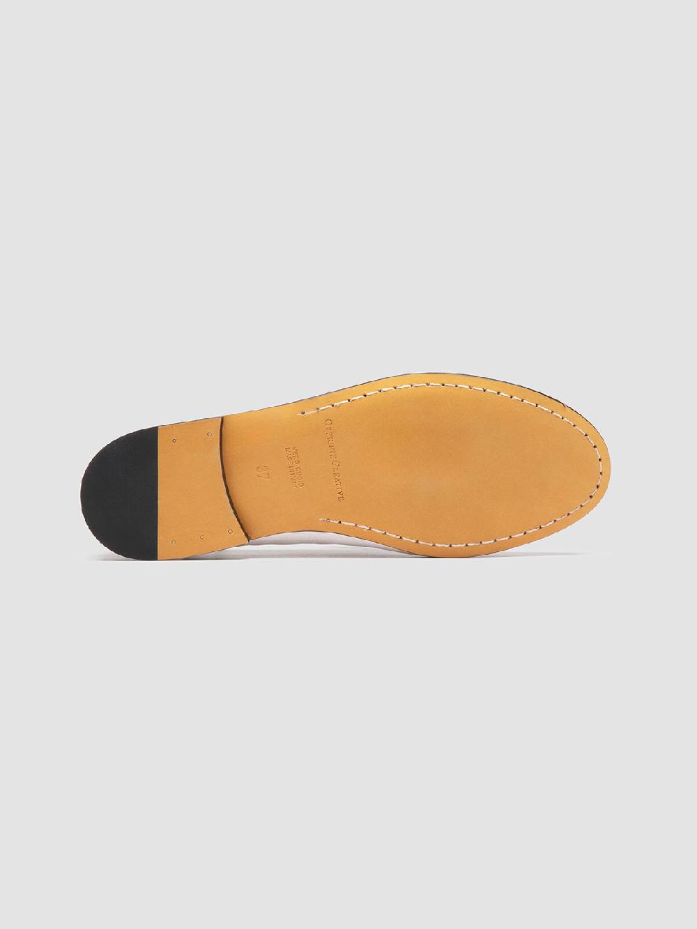 Officine Creative BLAIR 001 Mocassini in Pelle Bianca Offerta natalizia
