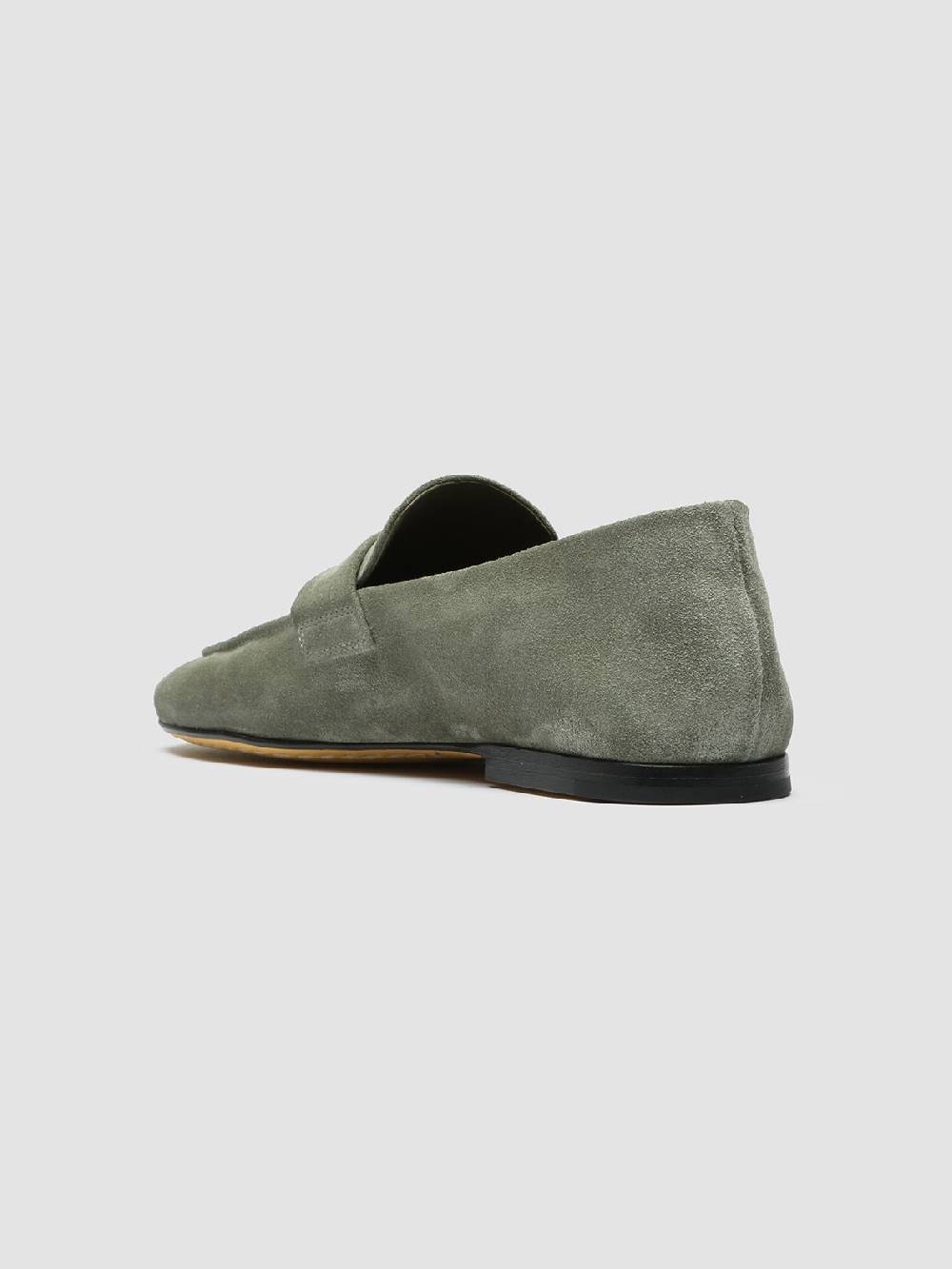 Officine Creative BLAIR 001 Mocassini in Pelle Scamosciata Verde Offerta Giorno del Papà