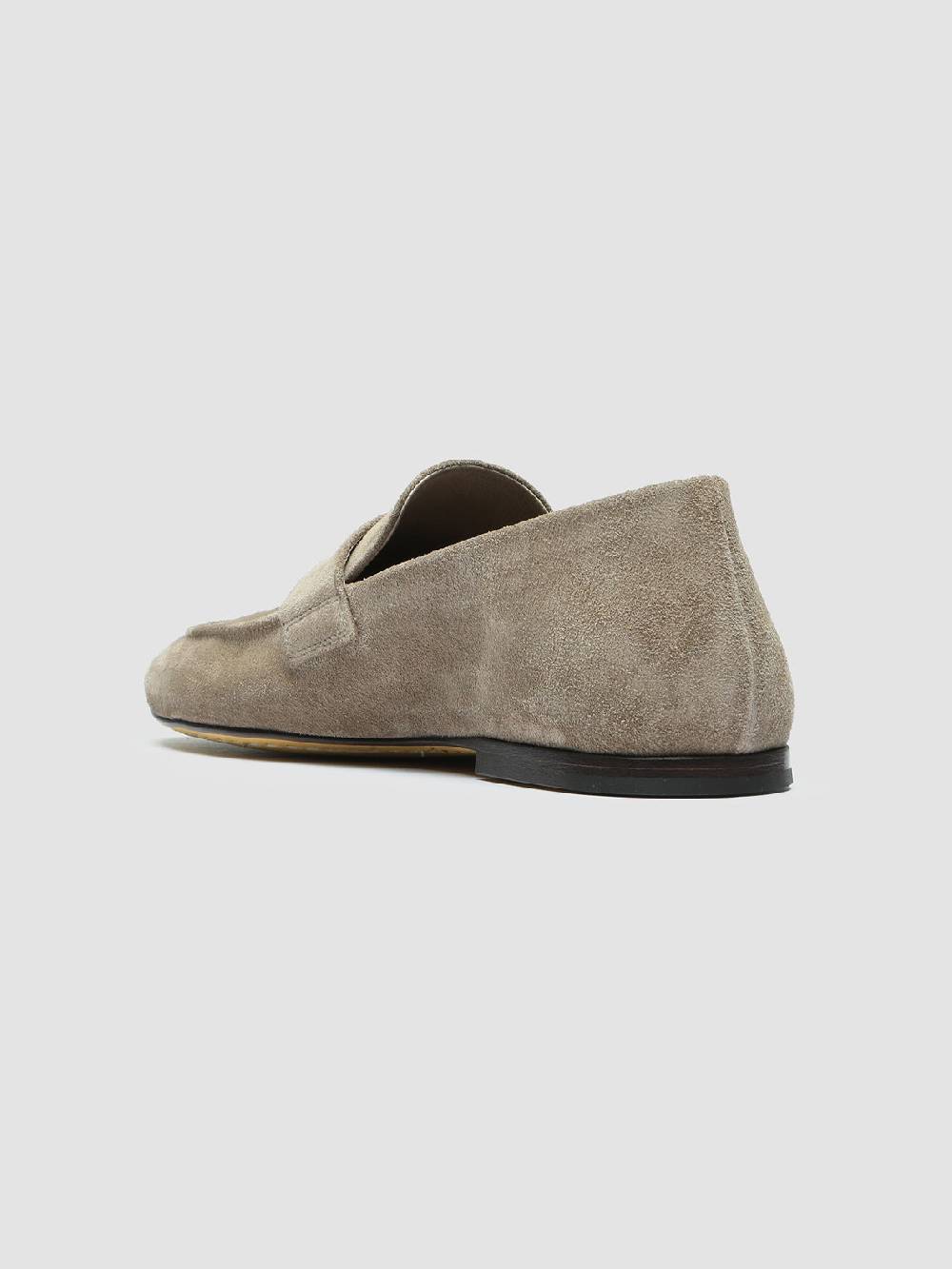 Officine Creative BLAIR 001 Mocassini in Pelle Scamosciata Tortora Offerta San Valentino