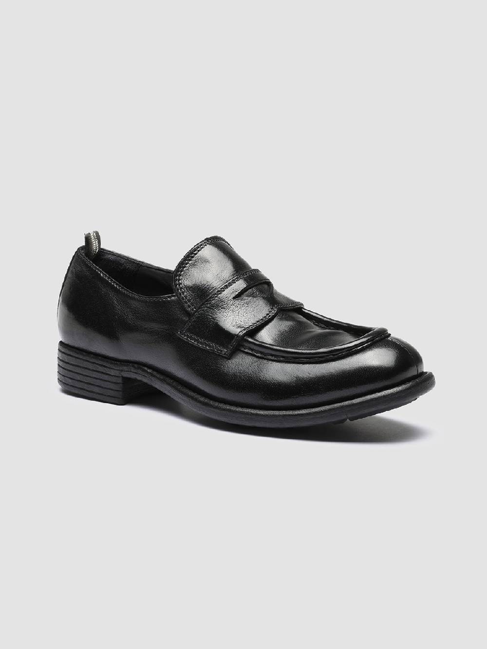 Officine Creative CALIXTE 020 Mocassini in Pelle Nera Offerta Anniversario