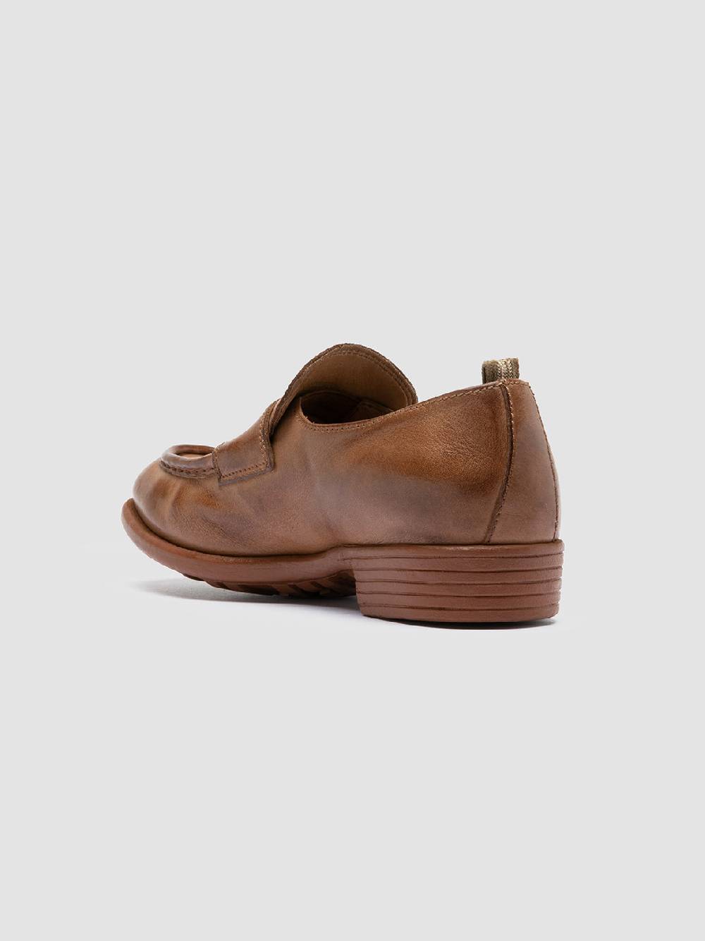 Officine Creative CALIXTE 020 Mocassini in Pelle Marrone Smaltimento dello stoccaggio