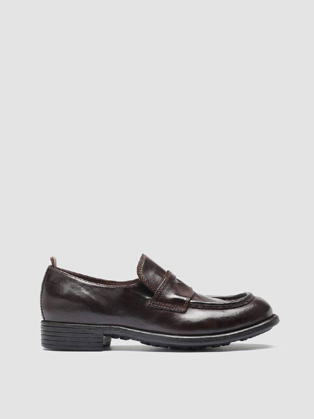 Officine Creative CALIXTE 020 Mocassini in Pelle Marrone Vendita calda