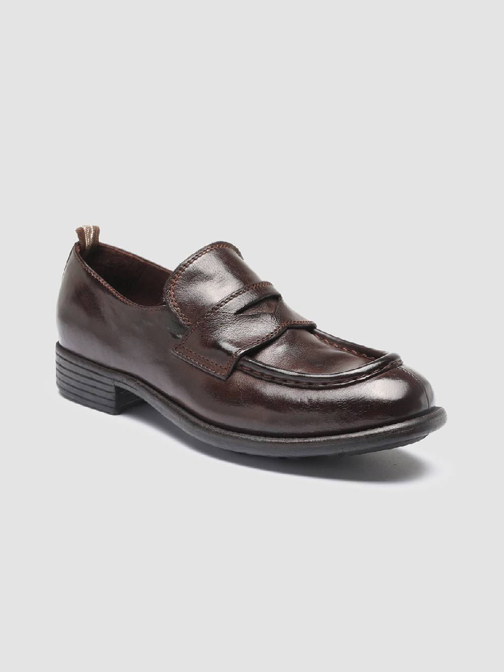 Officine Creative CALIXTE 020 Mocassini in Pelle Marrone Vendita calda