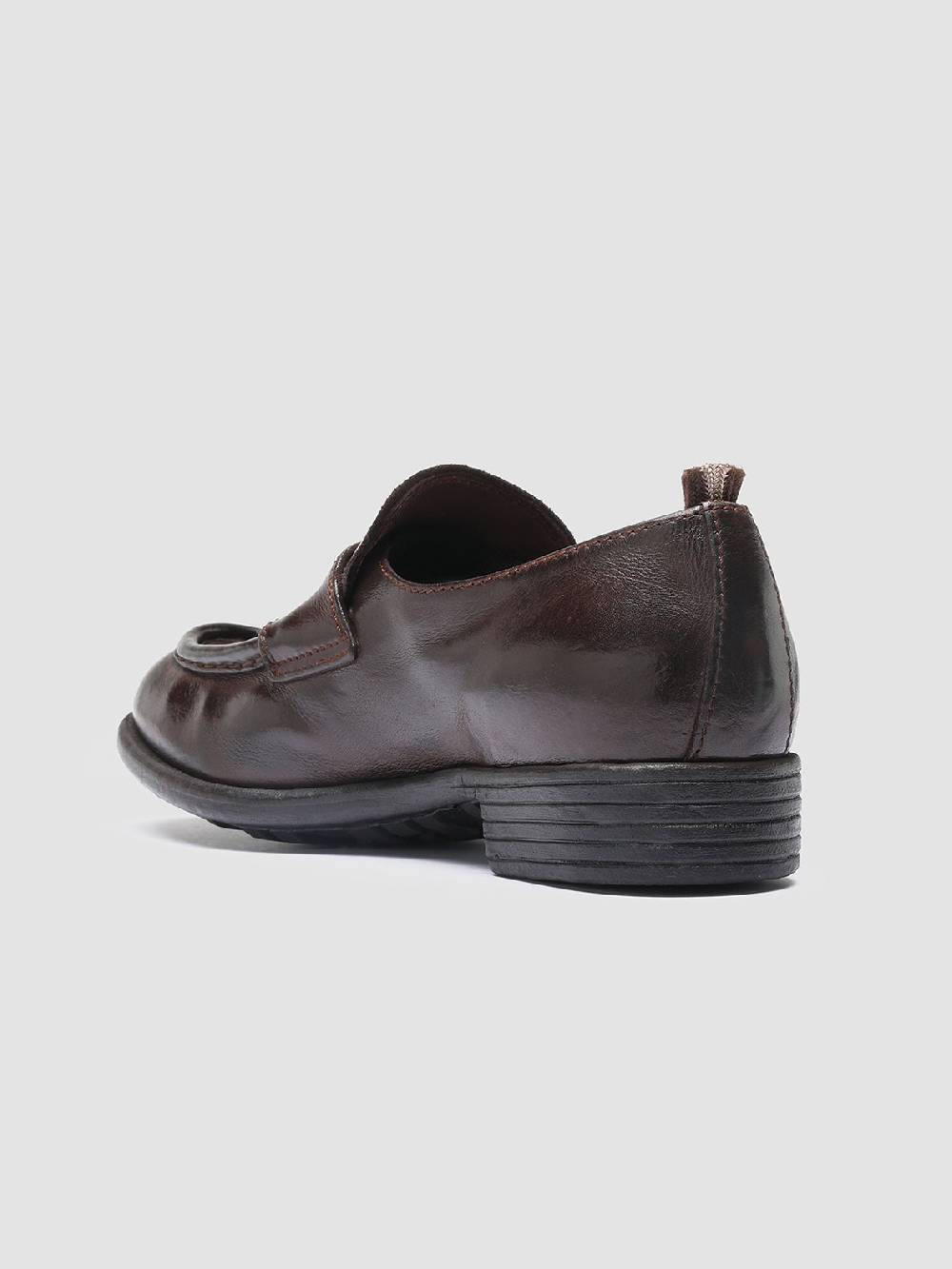 Officine Creative CALIXTE 020 Mocassini in Pelle Marrone Vendita calda