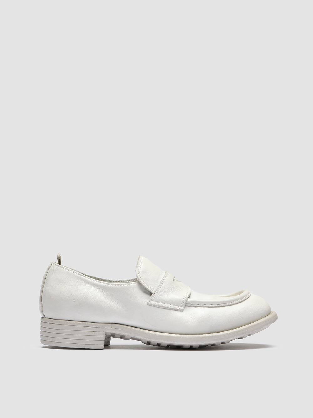 Officine Creative CALIXTE 020 Mocassini in Pelle Bianca Offerta migliore