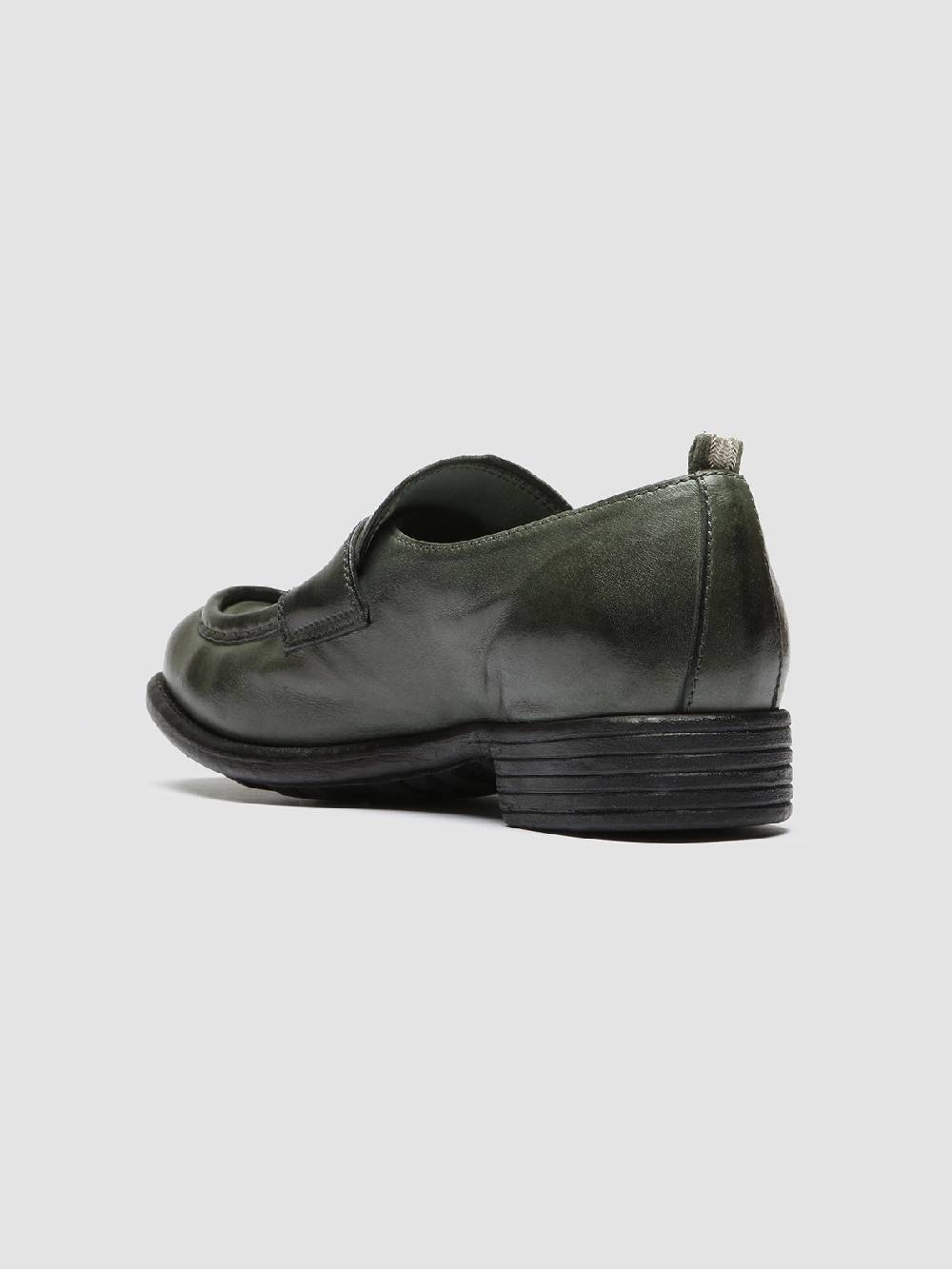 Officine Creative CALIXTE 020 Mocassini in Pelle Verde Latest fashion