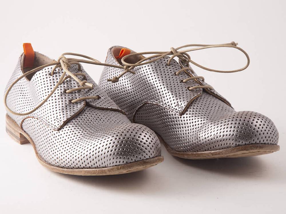 Openclosedshoes GRETTA35 LAMIER ACCIAIO Spedizione Gratuita
