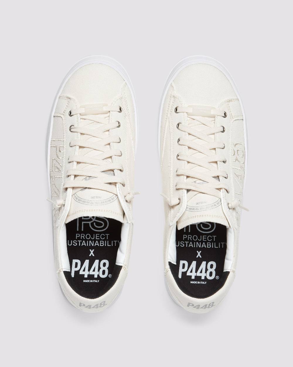 P448 John Cream Canvas Negozio