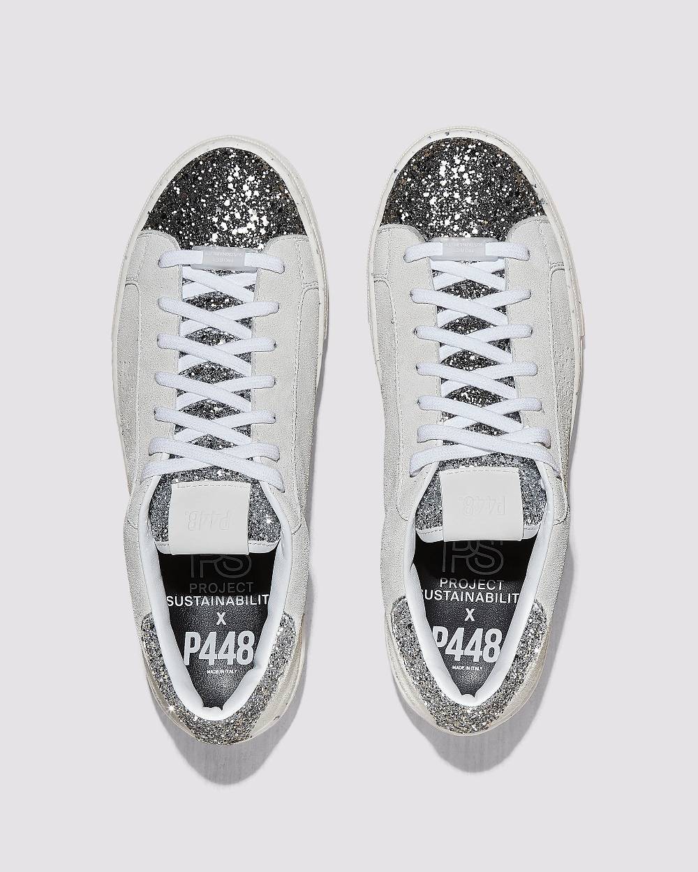 P448 Thea Recycled White/Silver Fino Al -60%