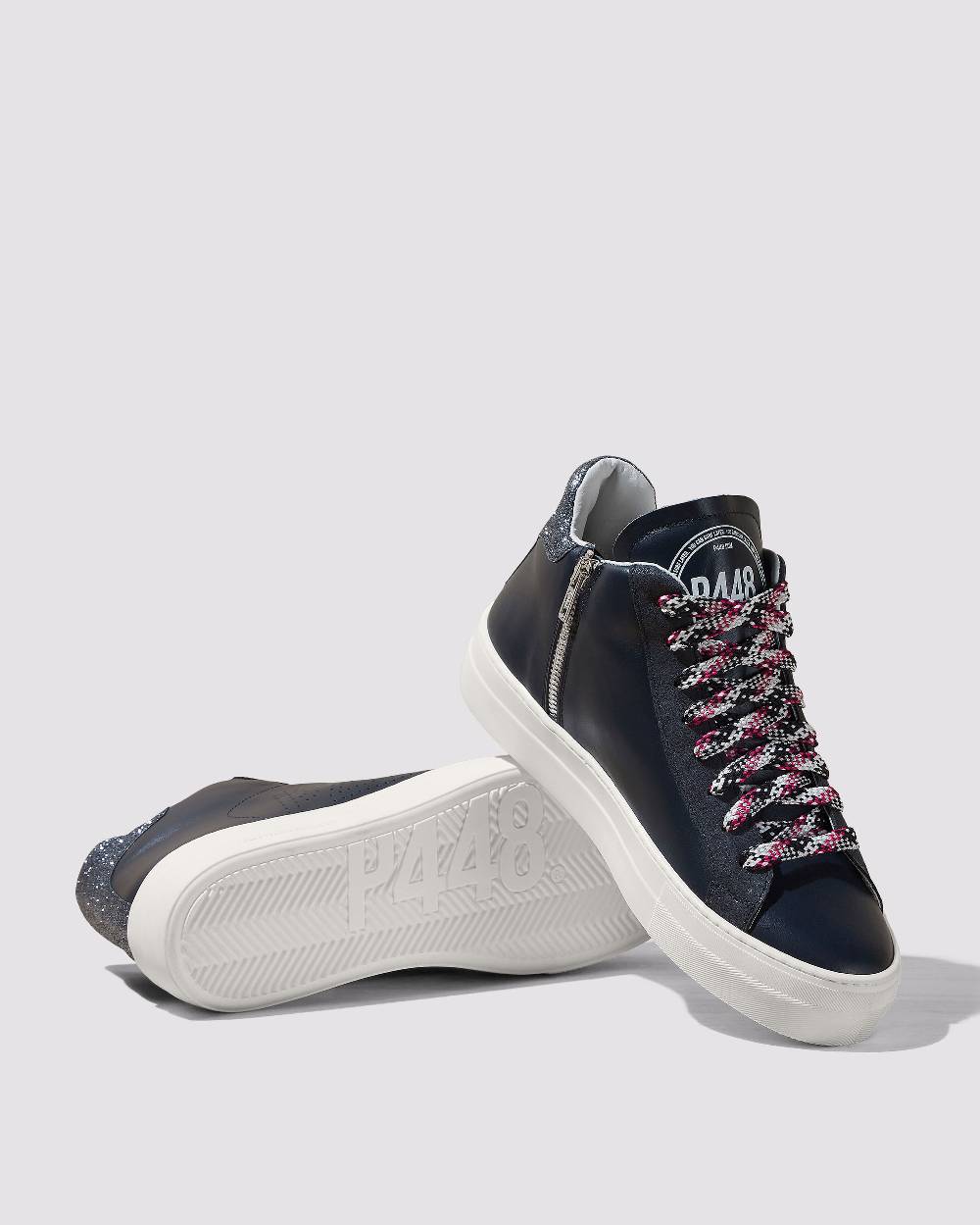 P448 Thea Mid Glitterfine/Navy Consegna Veloce