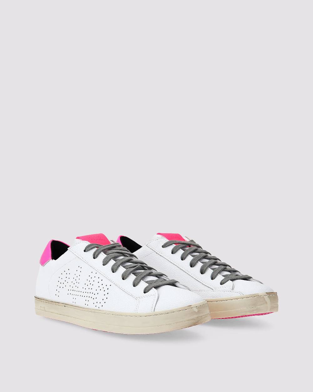P448 John Recycled White/Fuchsia Spedizione Gratuita