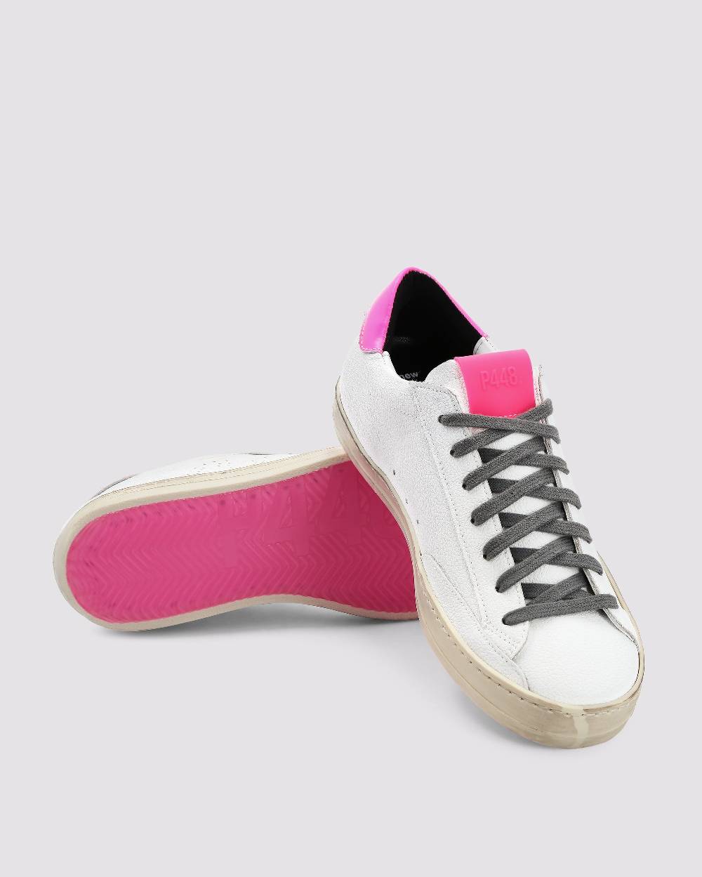 P448 John Recycled White/Fuchsia Spedizione Gratuita