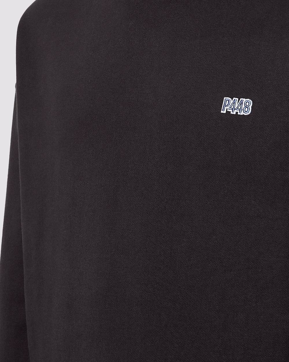 P448 P448 Hoodie Black Saldi Di Fabbrica