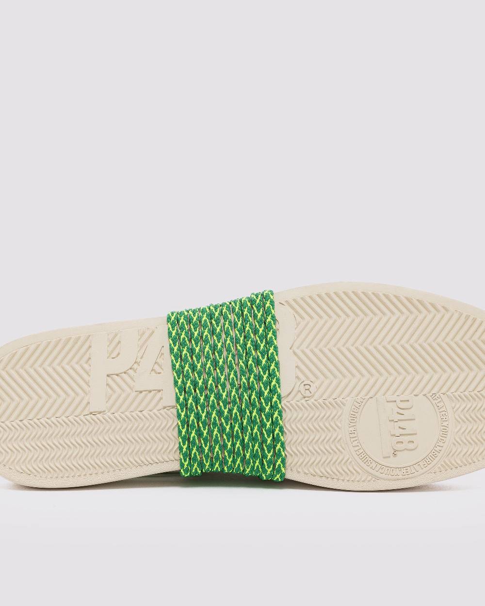 P448 Shoelaces Multi Green Acquista Ora