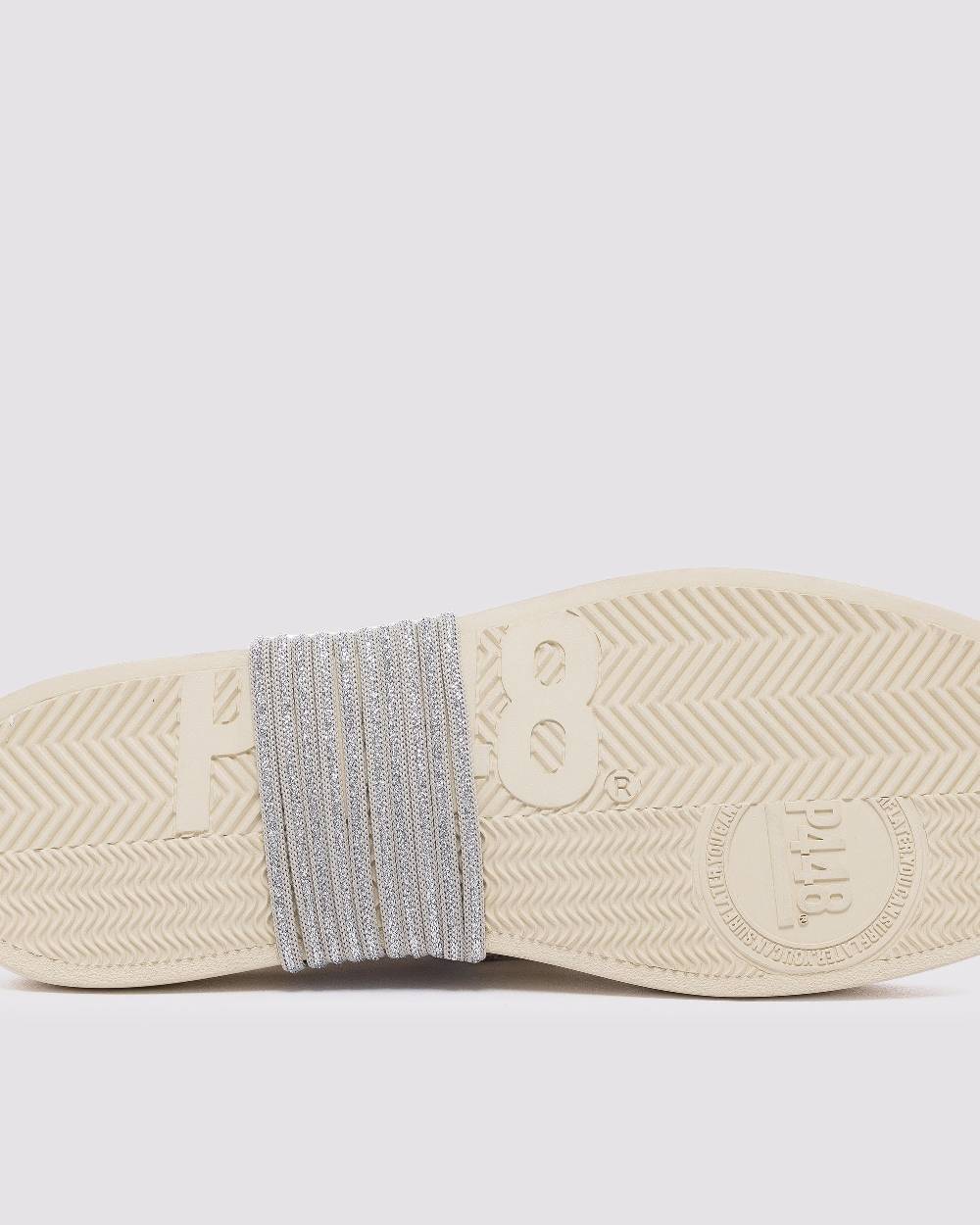 P448 Shoelaces Multi Silver Fino Al -60%