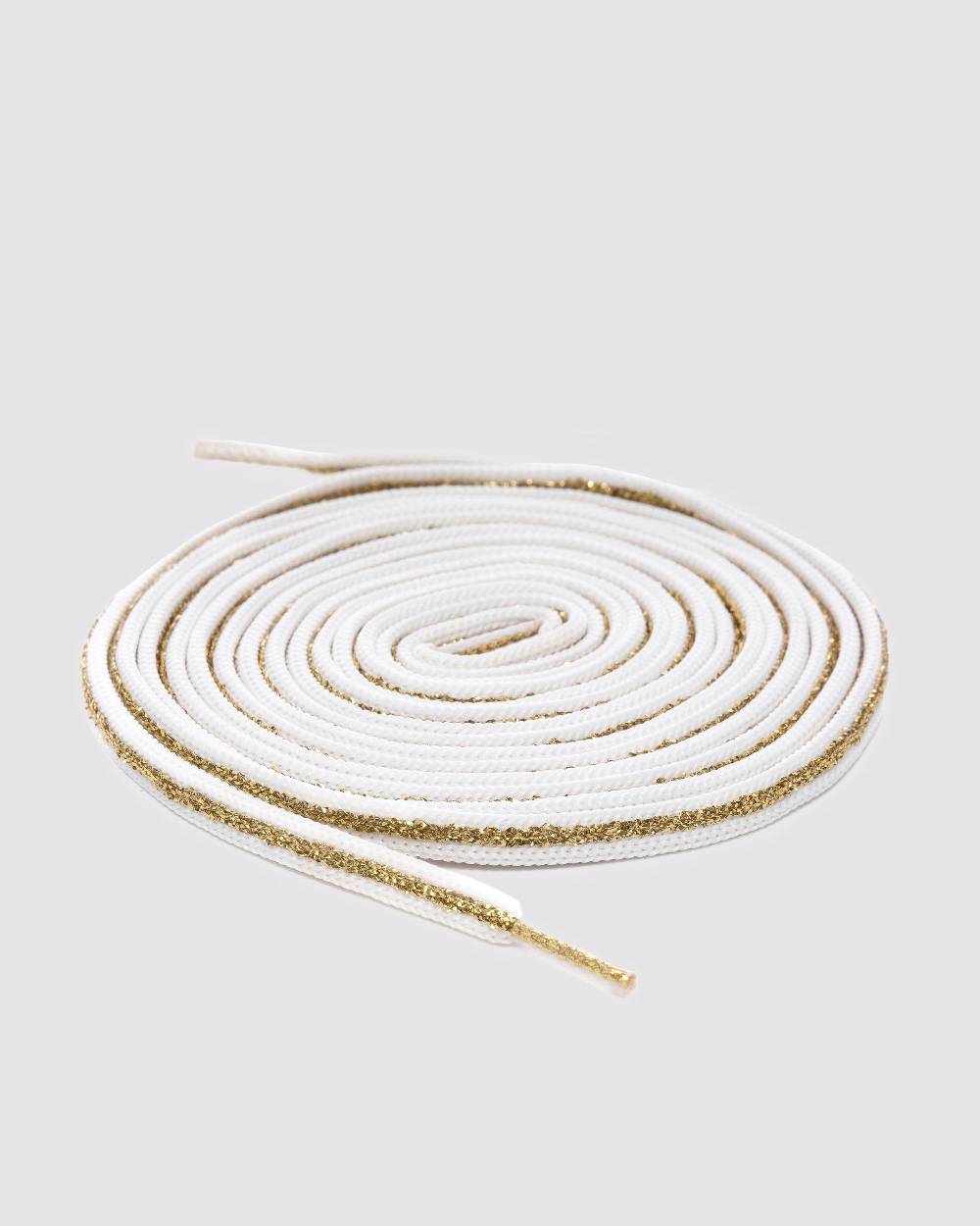 P448 Shoelaces Gold/White Presa