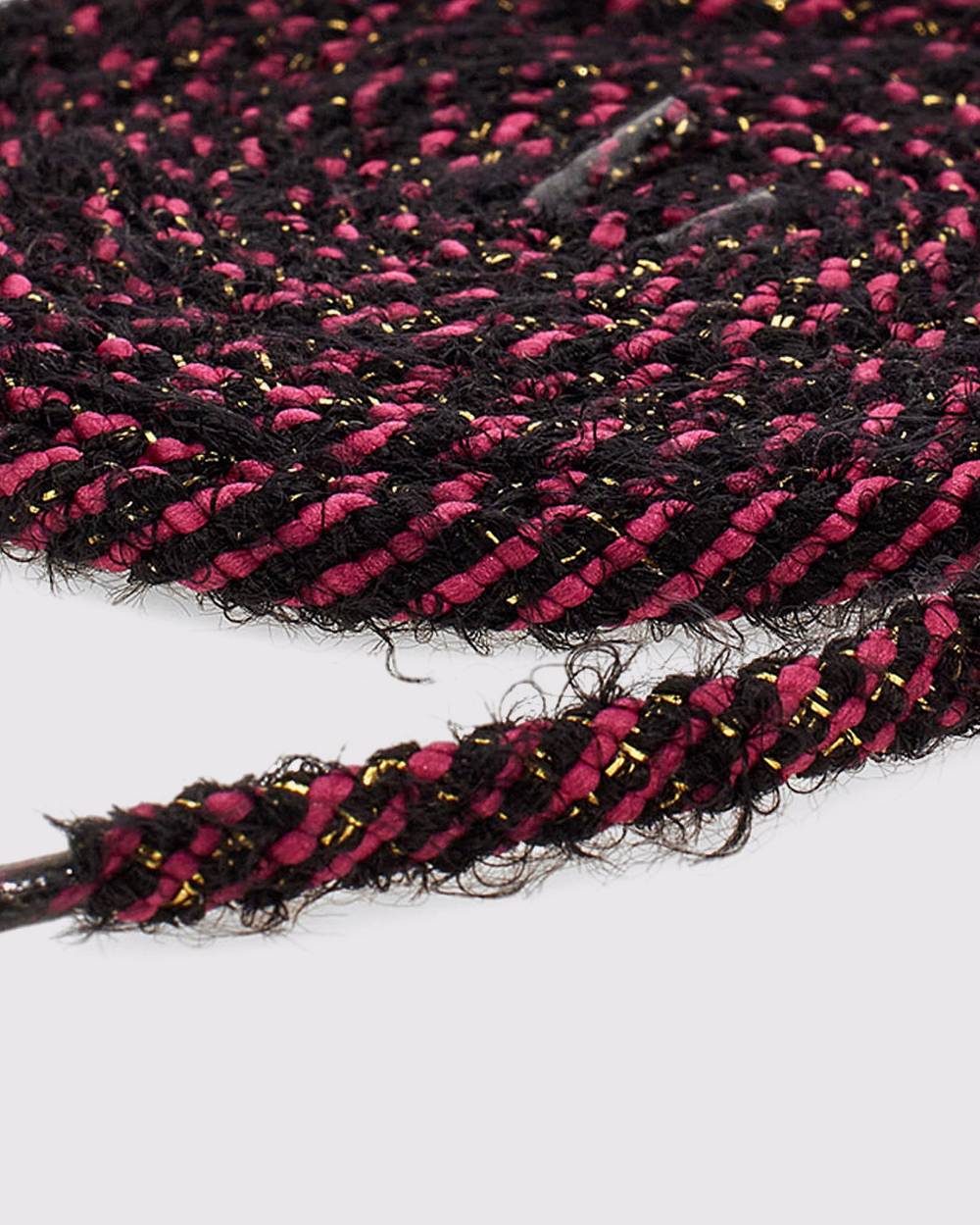 P448 Shoelaces Fuchsia/Black/Gold Economico