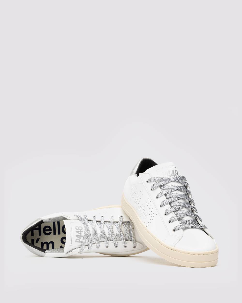 P448 Shoelaces Silver Hotsell