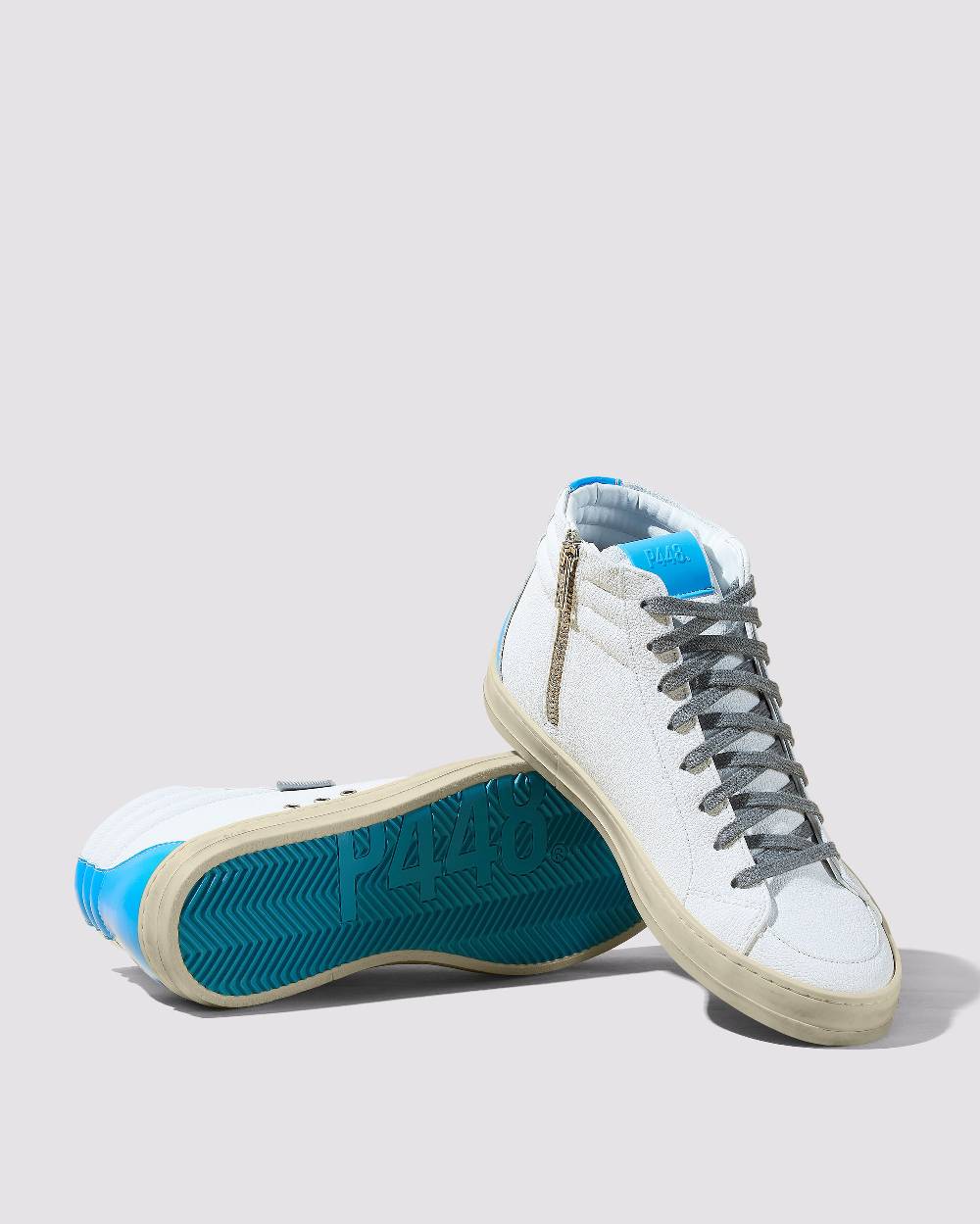 P448 Skate Recycled White/Blue Italy