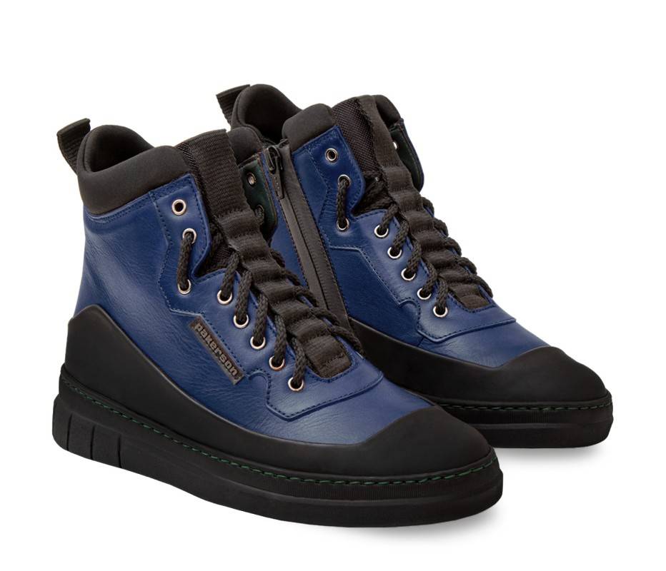 Pakerson STIVALETTO APUANE PELLE BLU NAVY In Saldo