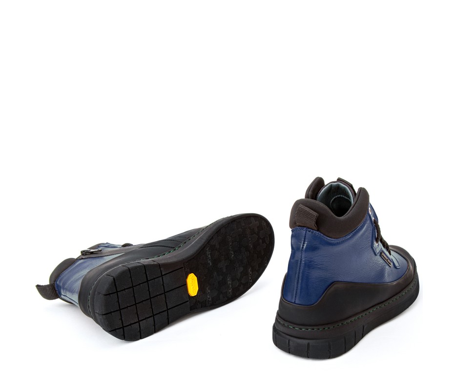 Pakerson STIVALETTO APUANE PELLE BLU NAVY In Saldo