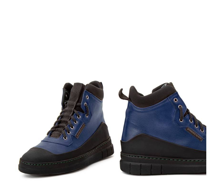 Pakerson STIVALETTO APUANE PELLE BLU NAVY In Saldo