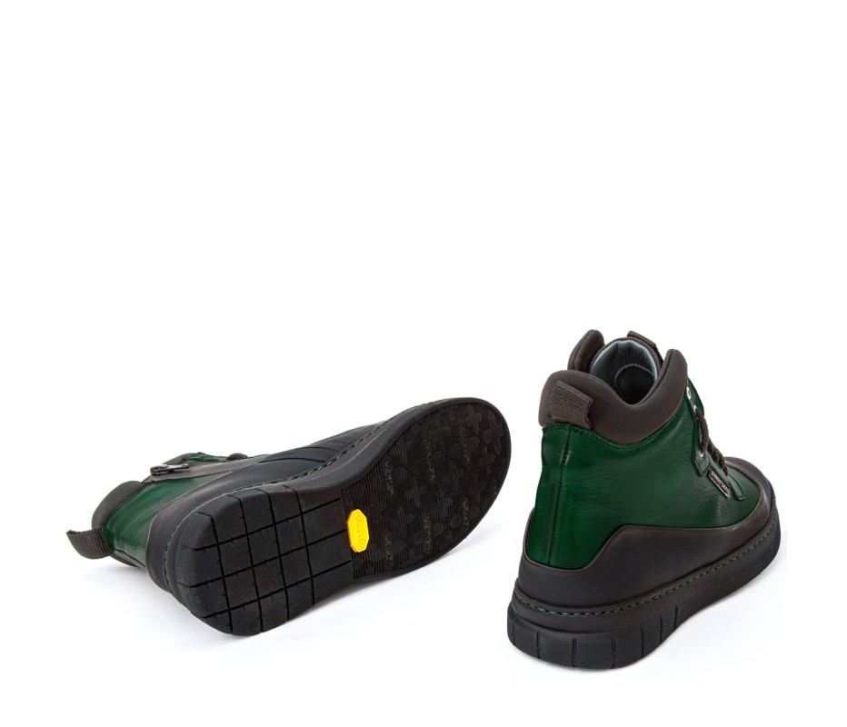 Pakerson STIVALETTO APUANE PELLE VERDE INTENSO In Linea