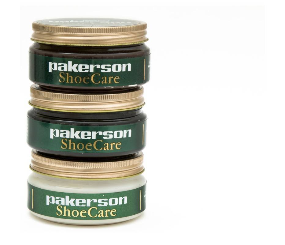 Pakerson KIT 3 CERE DA SCARPE NERO, MARRONE, NEUTRO Nuovo