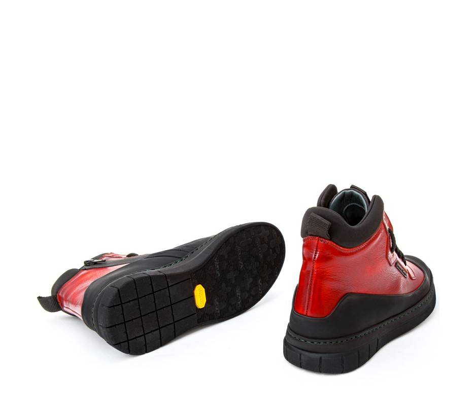 Pakerson STIVALETTO APUANE PELLE ROSSA Fino Al -60%