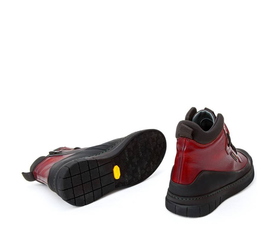 Pakerson STIVALETTO APUANE PELLE ROSSO BORDEAUX Shopping Online