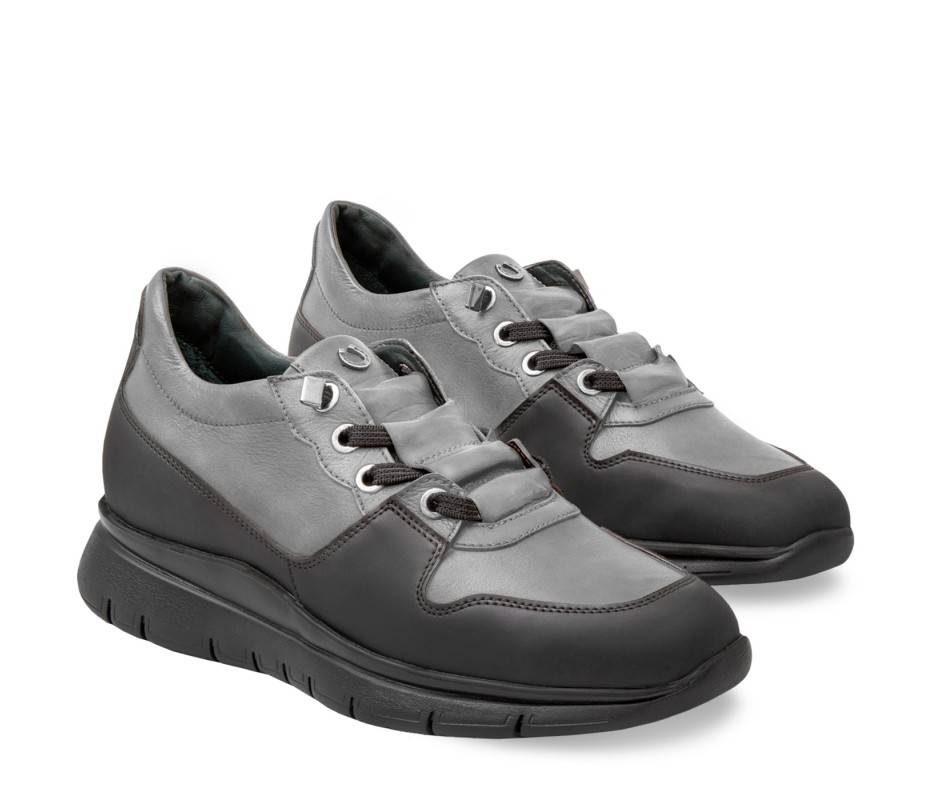 Pakerson SNEAKER AMIATA PELLE GRIGIO SMOG Prezzo Ridotto