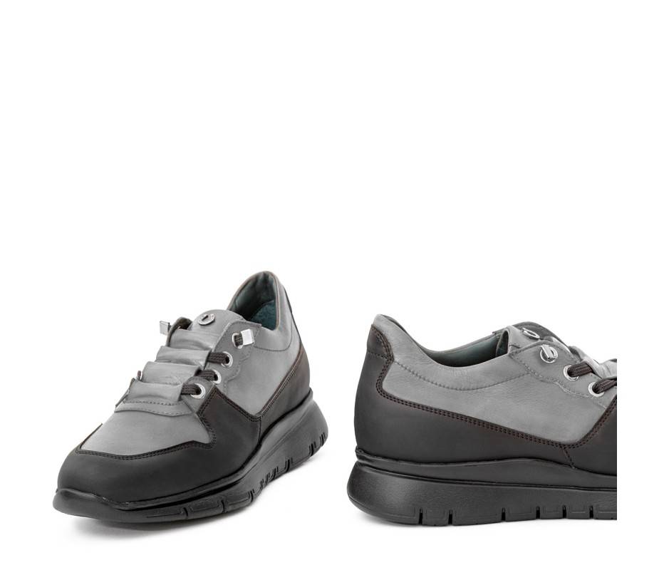 Pakerson SNEAKER AMIATA PELLE GRIGIO SMOG Prezzo Ridotto