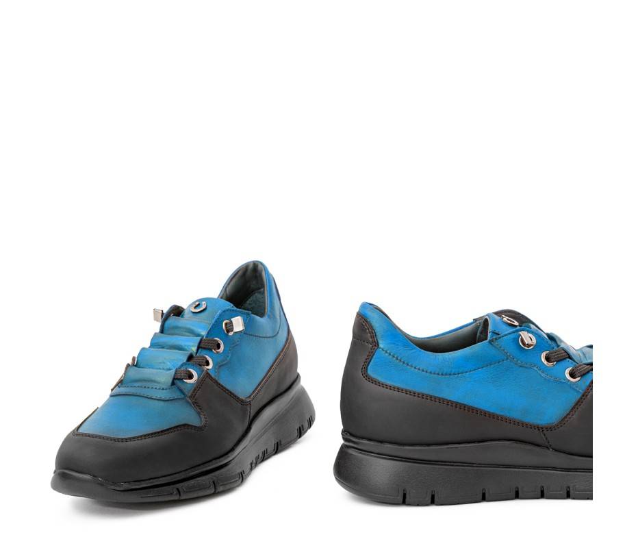 Pakerson SNEAKER AMIATA PELLE AZZURRO CIELO Convenienza