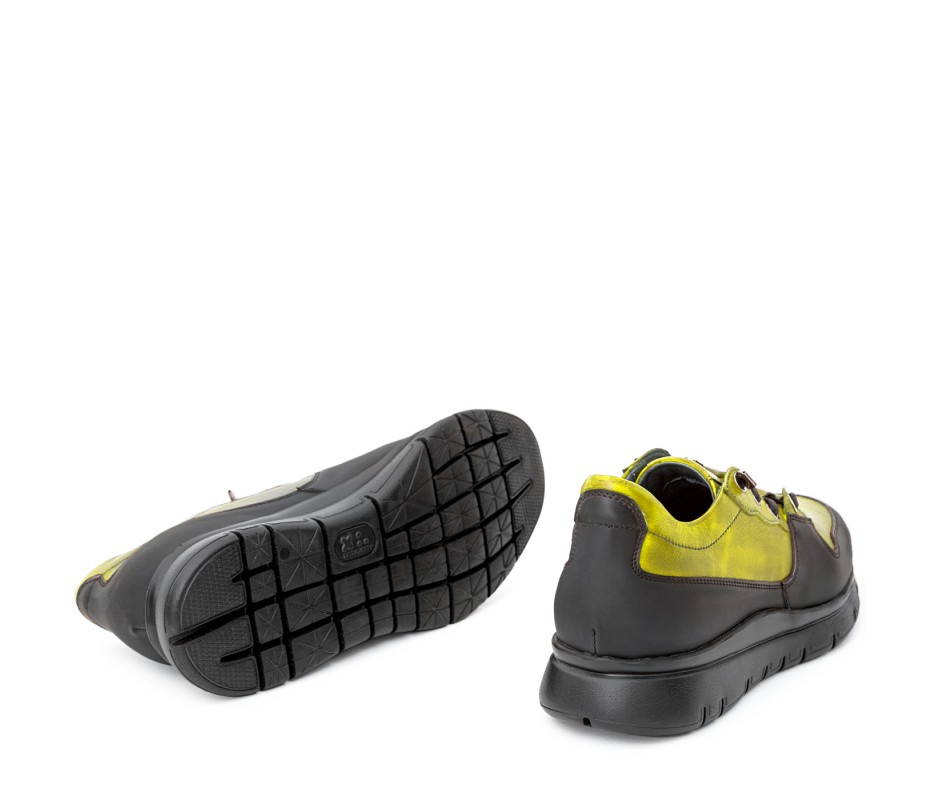 Pakerson SNEAKER AMIATA PELLE VERDE PISTACCHIO Novità