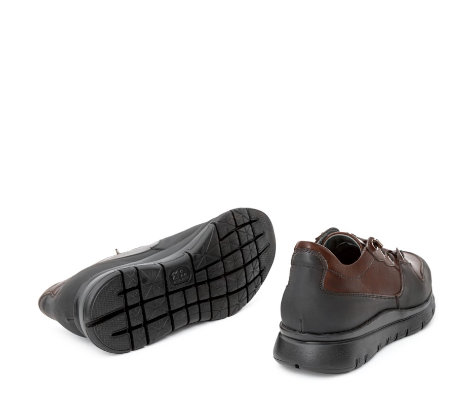 Pakerson SNEAKER AMIATA PELLE CIOCCOLATO Sconto