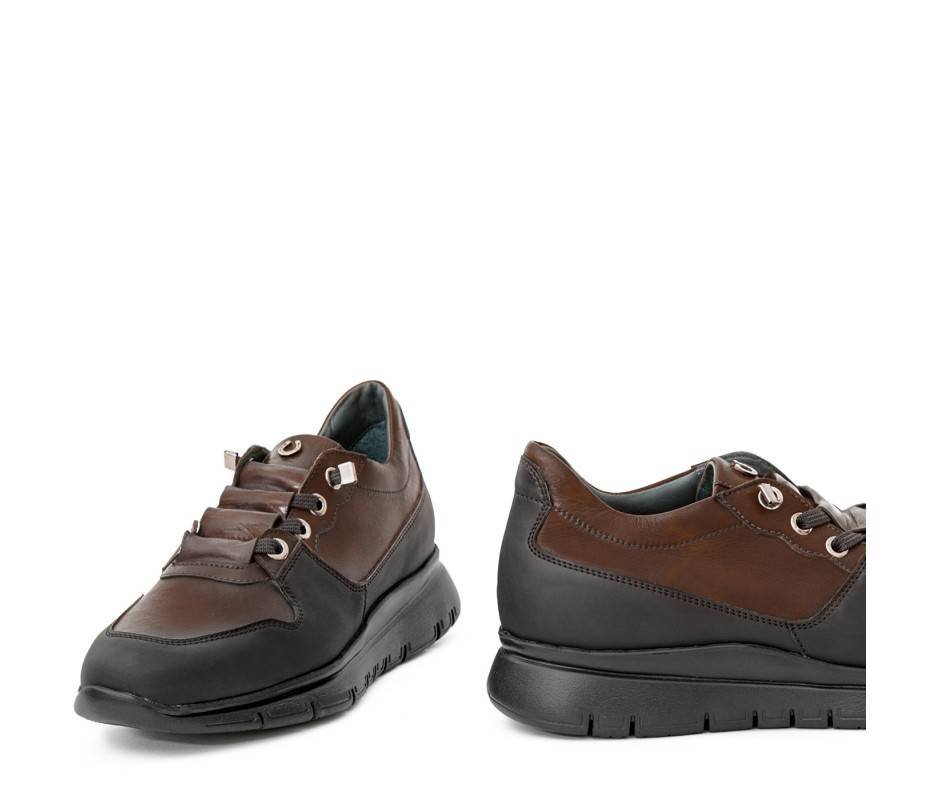 Pakerson SNEAKER AMIATA PELLE CIOCCOLATO Sconto