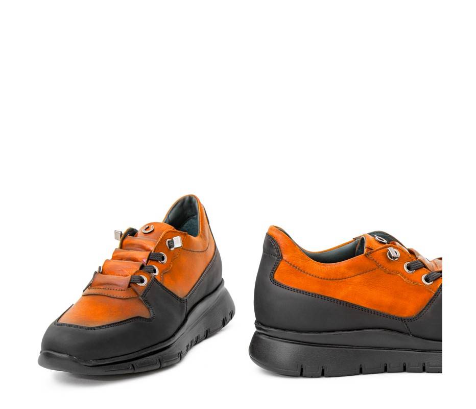Pakerson SNEAKER AMIATA PELLE ARANCIO Outlet