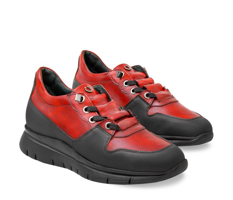 Pakerson SNEAKER AMIATA PELLE ROSSA Saldi