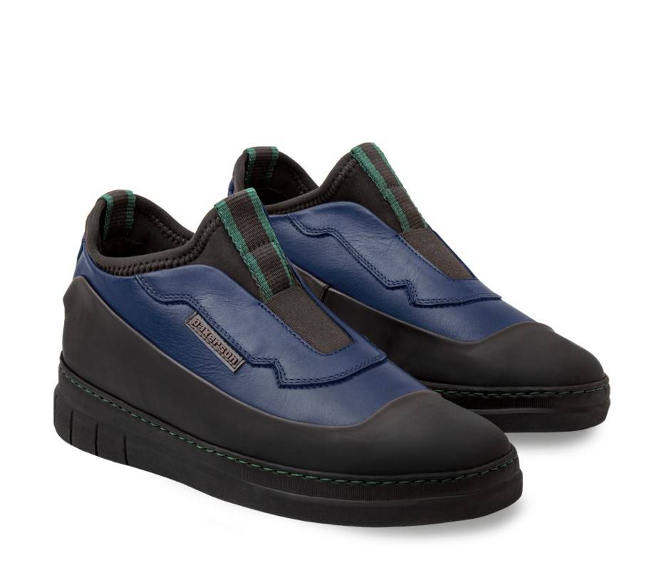 Pakerson SCARPA ABETONE PELLE BLU NAVY Vendita Economica