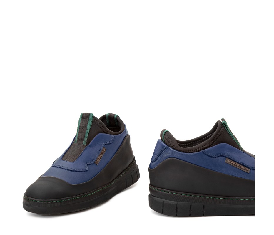 Pakerson SCARPA ABETONE PELLE BLU NAVY Vendita Economica