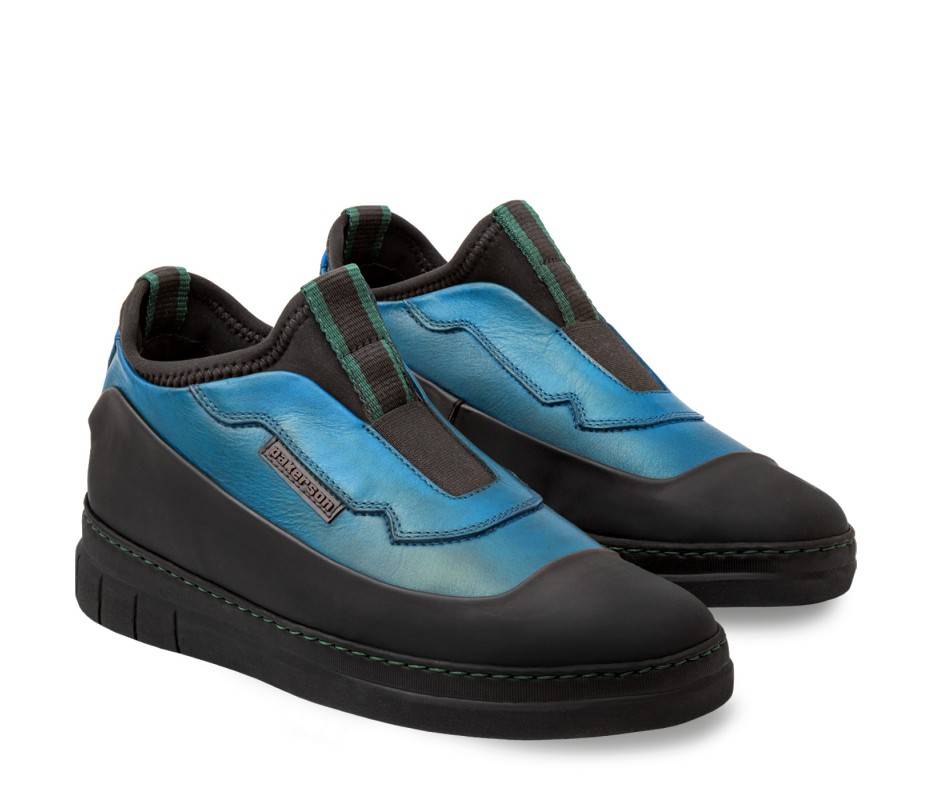Pakerson SCARPA ABETONE PELLE AZZURRO CIELO Saldi Di Fabbrica