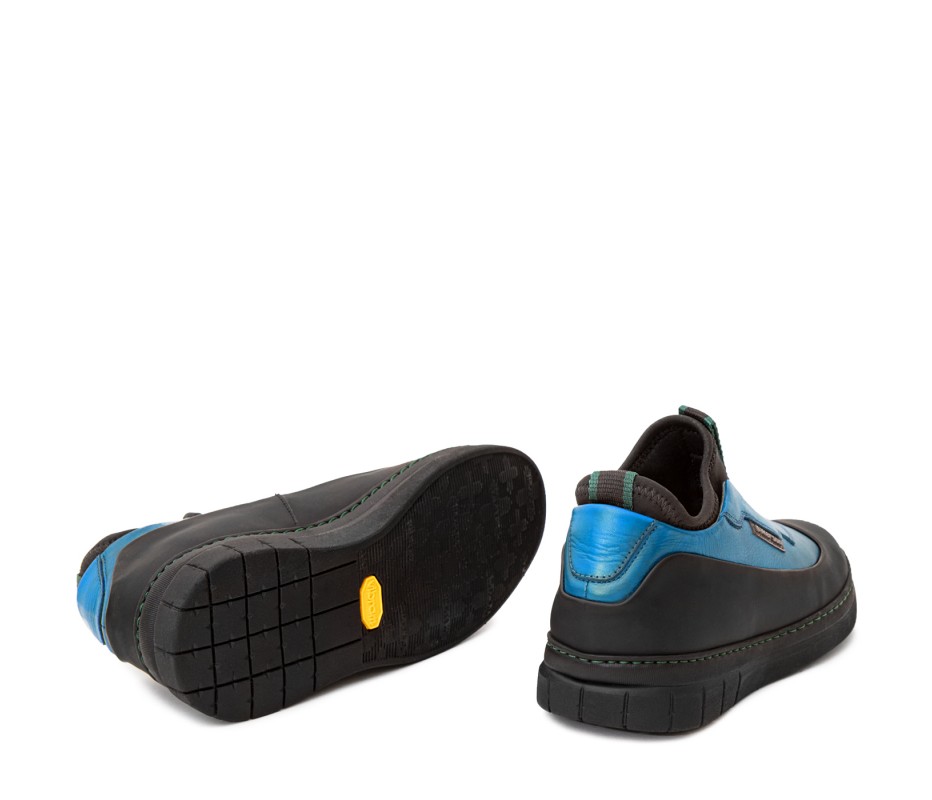 Pakerson SCARPA ABETONE PELLE AZZURRO CIELO Saldi Di Fabbrica