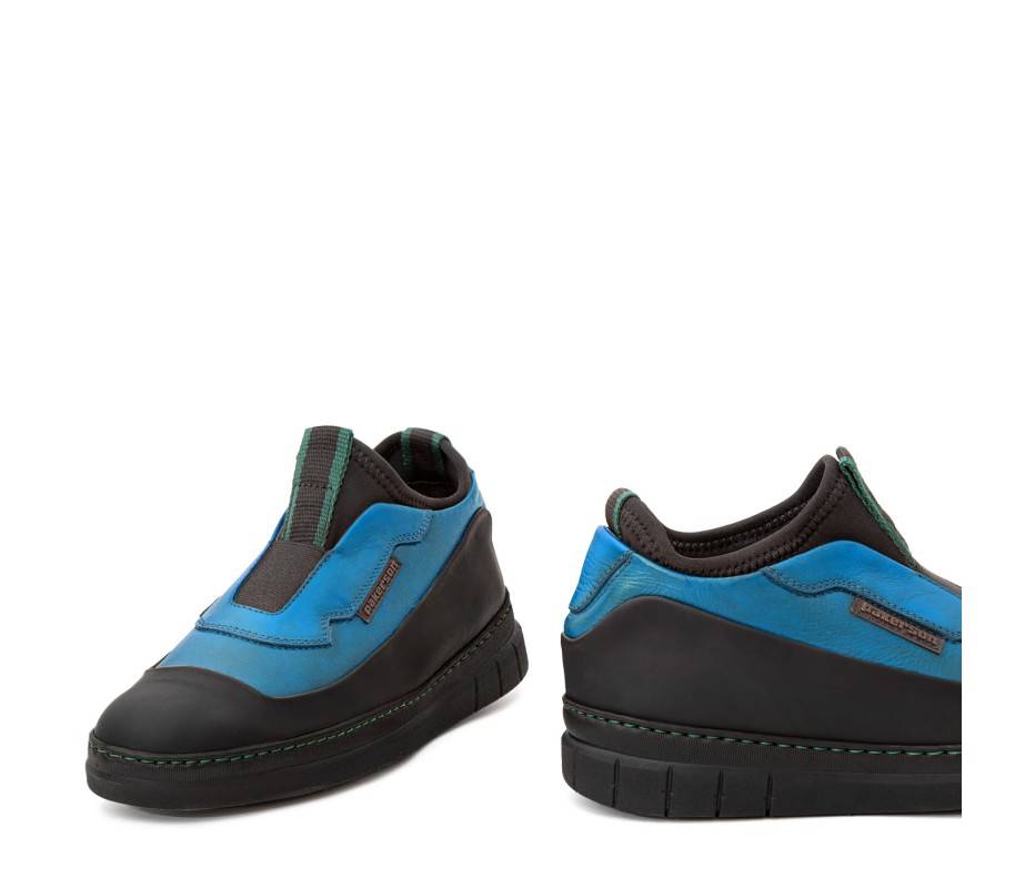 Pakerson SCARPA ABETONE PELLE AZZURRO CIELO Saldi Di Fabbrica
