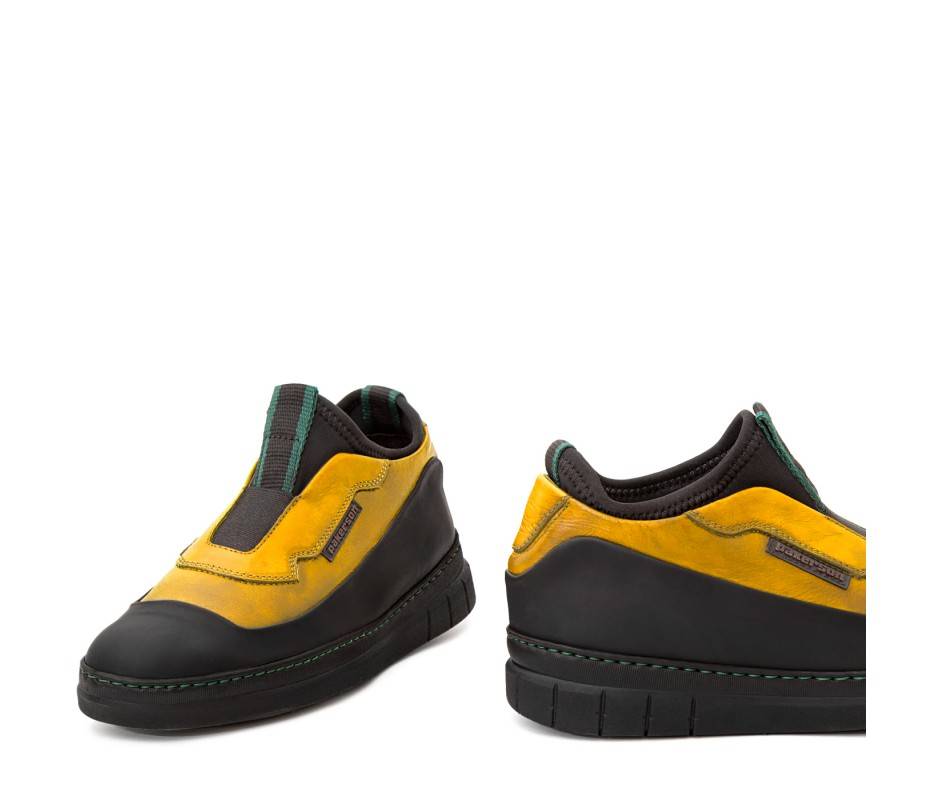 Pakerson SCARPA ABETONE PELLE GIALLA Moda