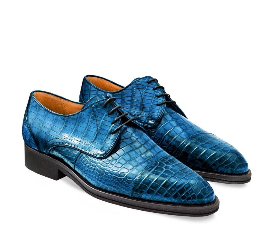 Pakerson DERBY FIRENZE ALLIGATORE AZZURRO BAY Vendita