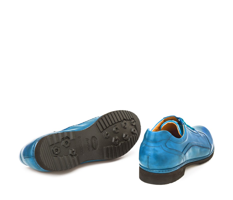 Pakerson DERBY PIENZA PELLE AZZURRO CIELO Spedizione Gratuita