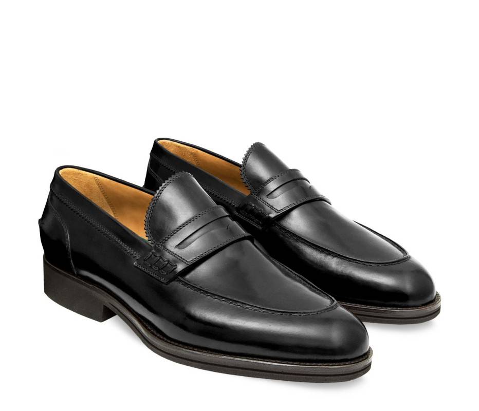 Pakerson MOCASSINO LUCCA PELLE NERA Fino Al -60%