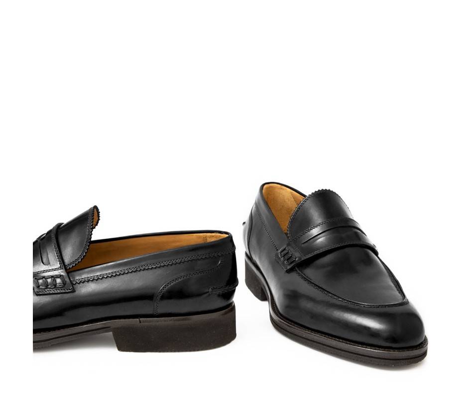 Pakerson MOCASSINO LUCCA PELLE NERA Fino Al -60%