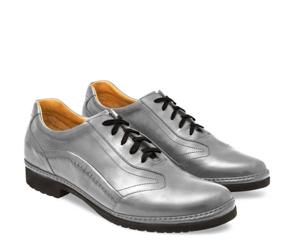 Pakerson DERBY PIENZA PELLE GRIGIO SMOG Shopping Online