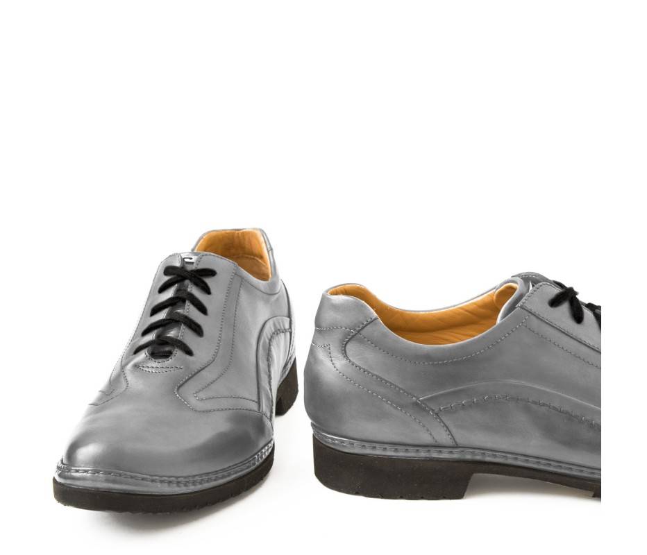 Pakerson DERBY PIENZA PELLE GRIGIO SMOG Shopping Online